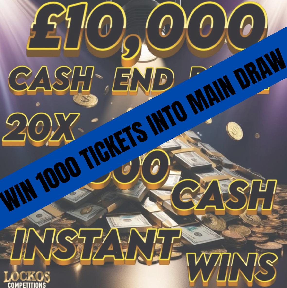 10,000 Admission Tickets - Admit One, 10 Colors, 1000 Per Roll, Perfect For Events, Parties, Raffles