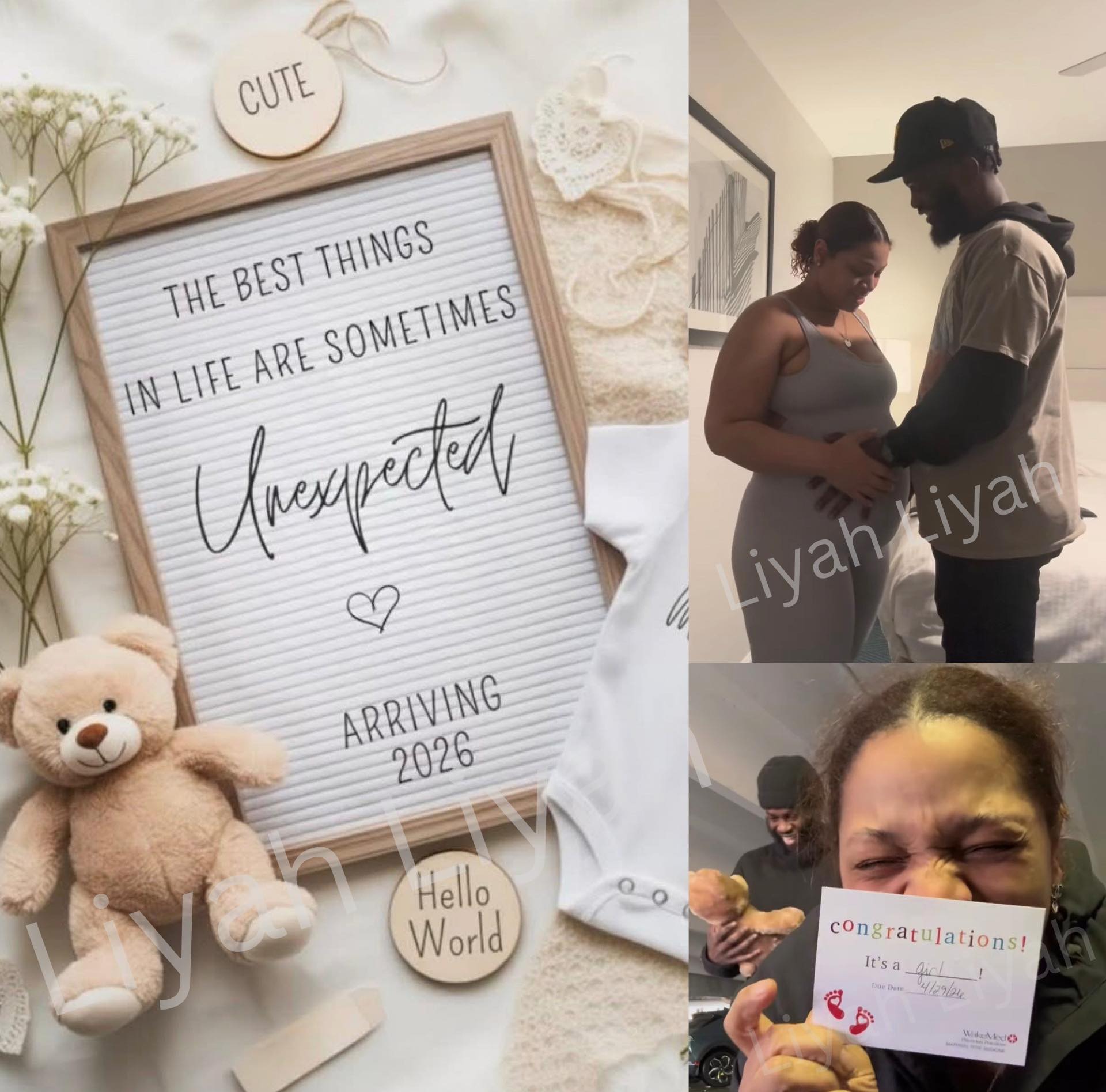 Liyah - OMGGGG Akira just annouced she's pregnant with a baby Girl🥹🩷🎉 I ...