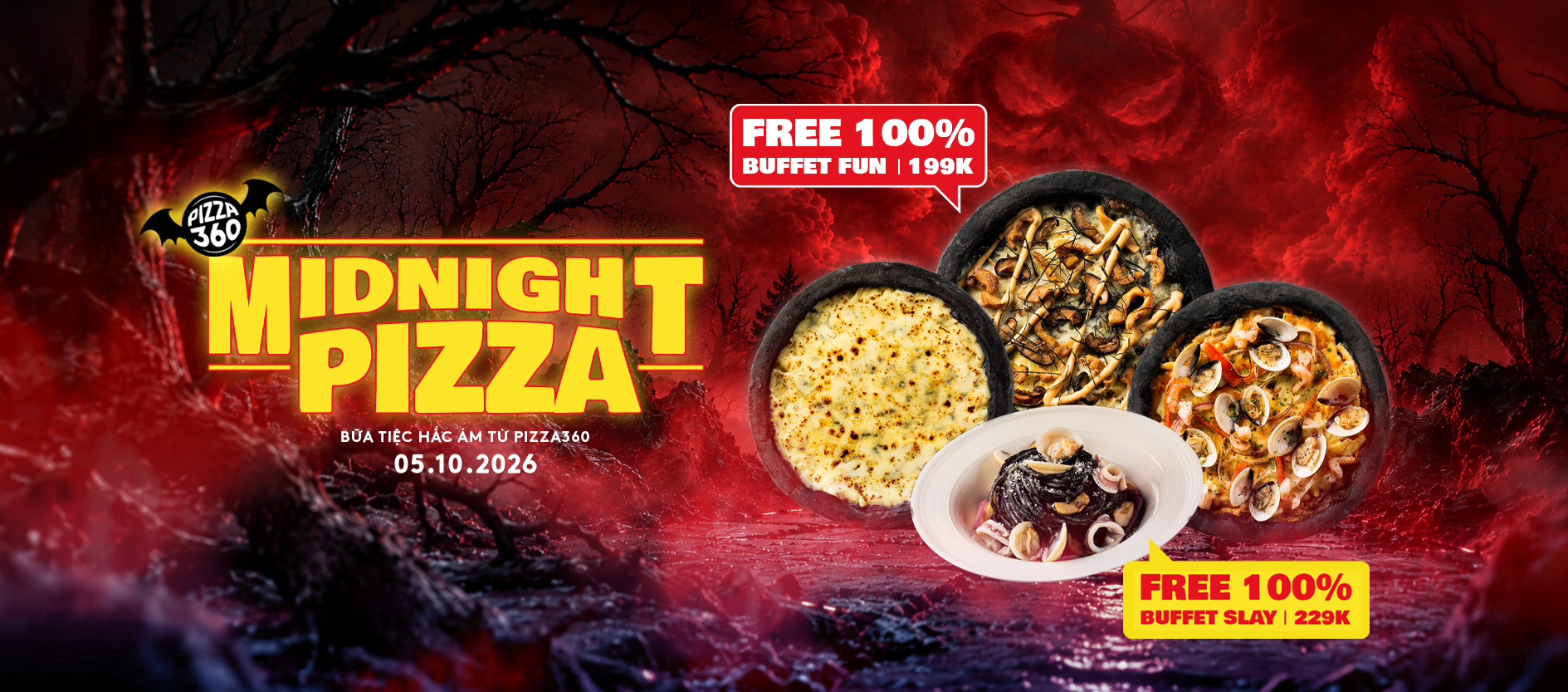 Pizza360 - Buffet pizza tươi không giới hạn | Hanoi