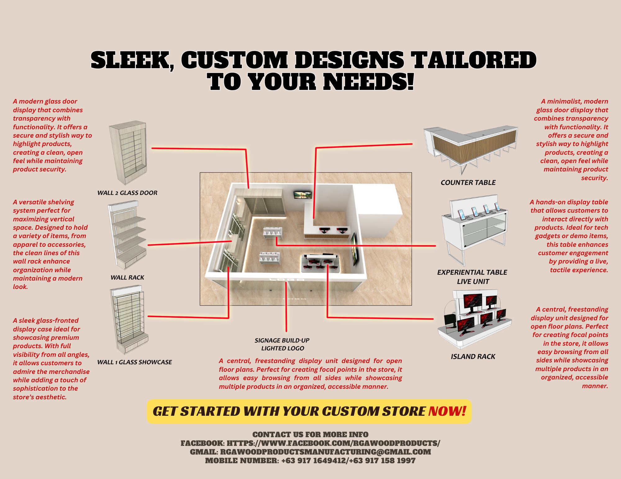 RGA - Unlock the potential of your retail space with our sleek, custom ...