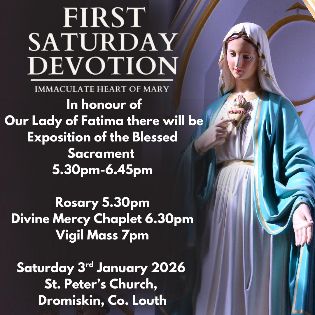 Our - 🌹 First Saturday Devotion 🌹 In honour of Our Lady of Fatima Join ...