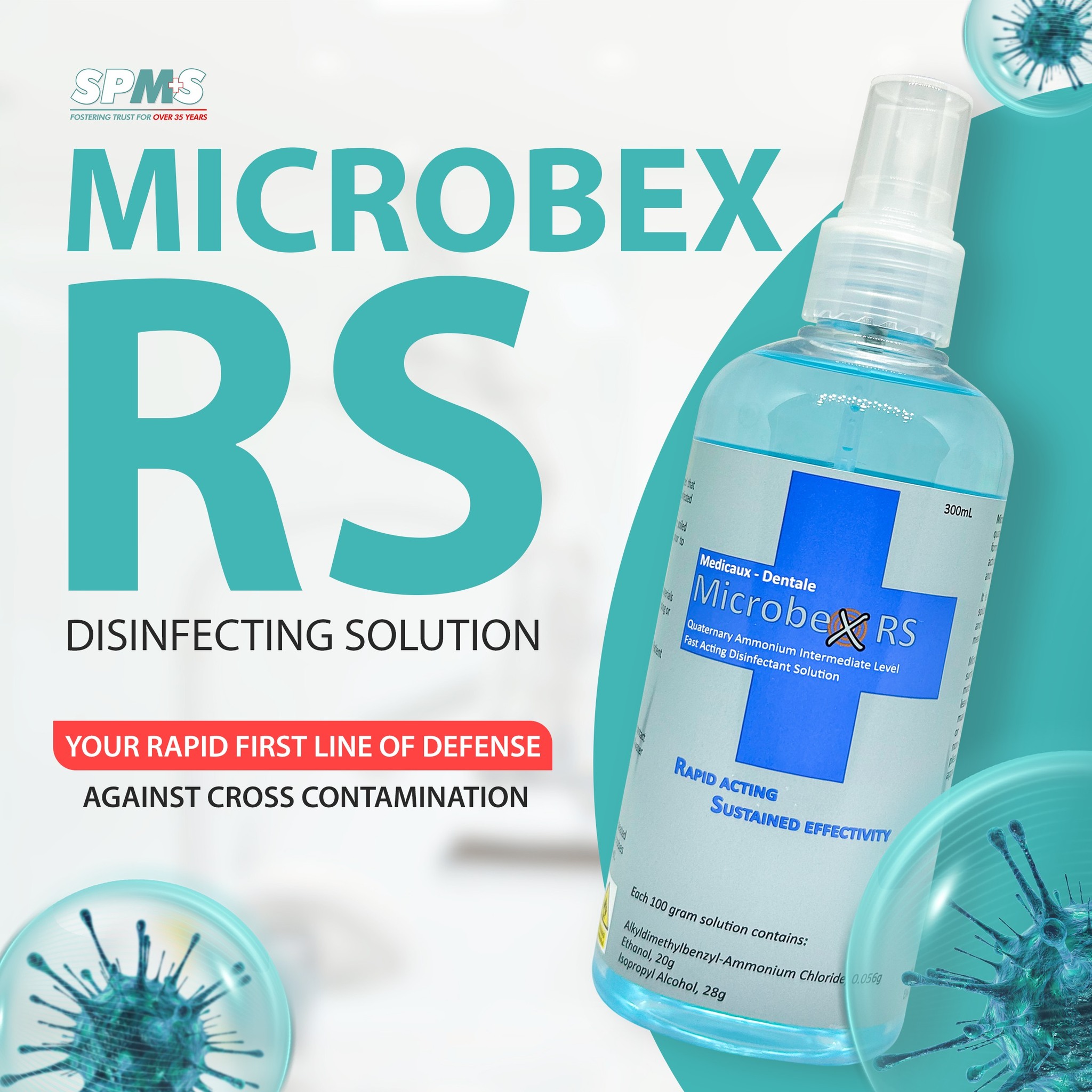 Meet your disinfecting duo: Microbex RS... - Spms Tina Corpus | Facebook