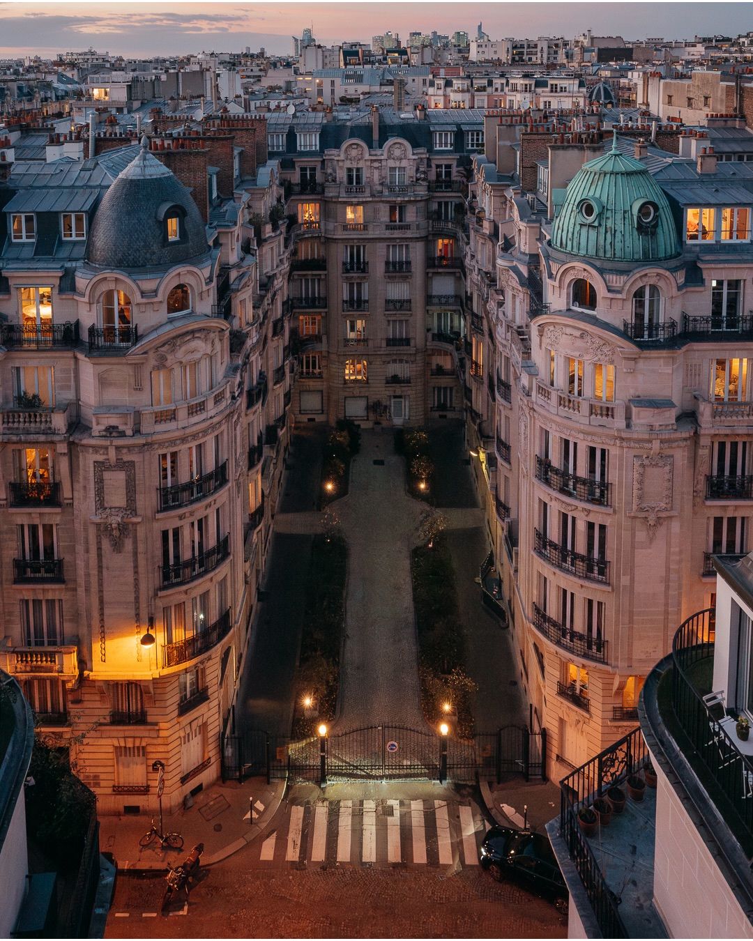 These buildings in the 16th arrondissement are known as the False