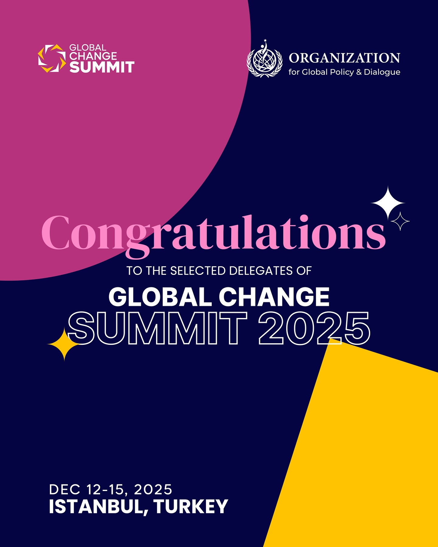 Organization - 🌍 Congratulations to all selected delegates of the ...