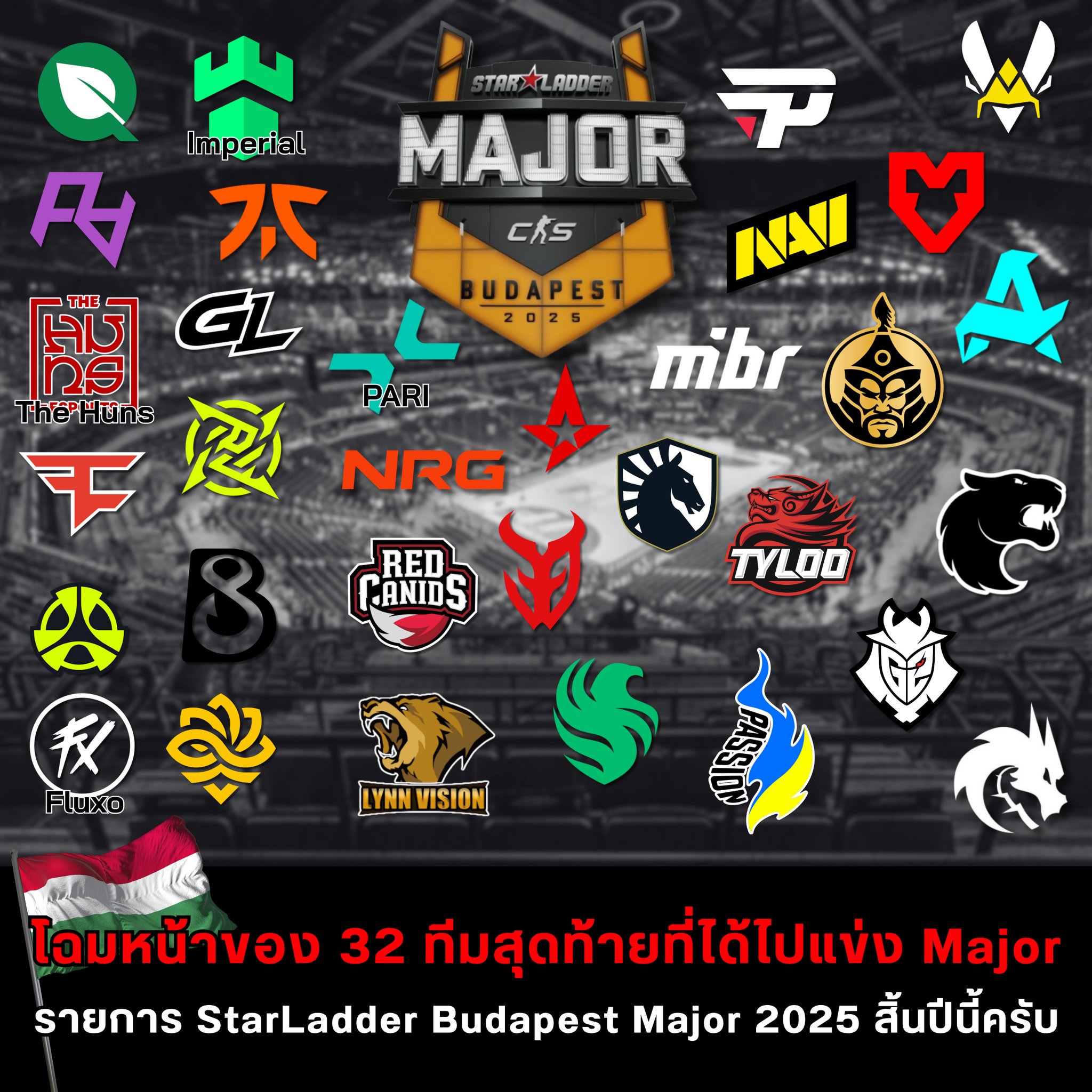 Counter-Strike - โฉมหน้าทั้ง 32 ทีมสุดท้ายที่จะได้ไปแข่งชิงชัยใน ...