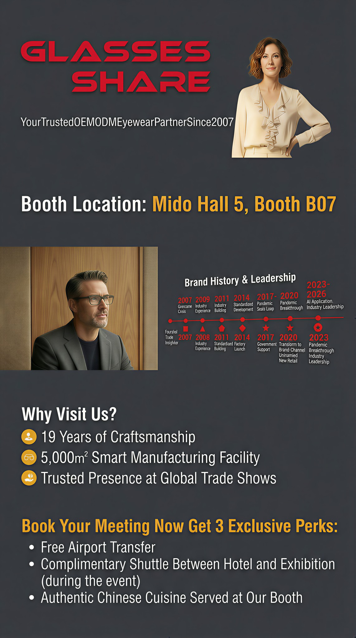 Glassesshare - ⏳ ONLY 1 DAY TO GO!Mido Milan Optical Fair... | Facebook