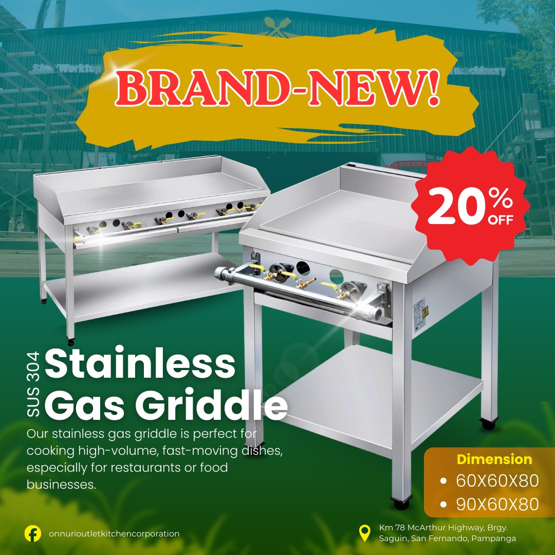 Onnuri - 🔥 Level Up Your Kitchen with Our BRAND-NEW Stainless Gas ...