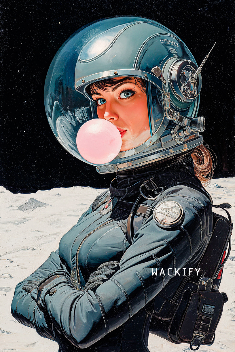 Wackify - Zero Gravity #wackify #pinupart #comicart #fanart #digitalart ...