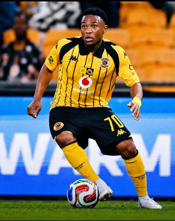 Langelihle Phili spotted wearing jersey number 70 at Kaizer Chiefs