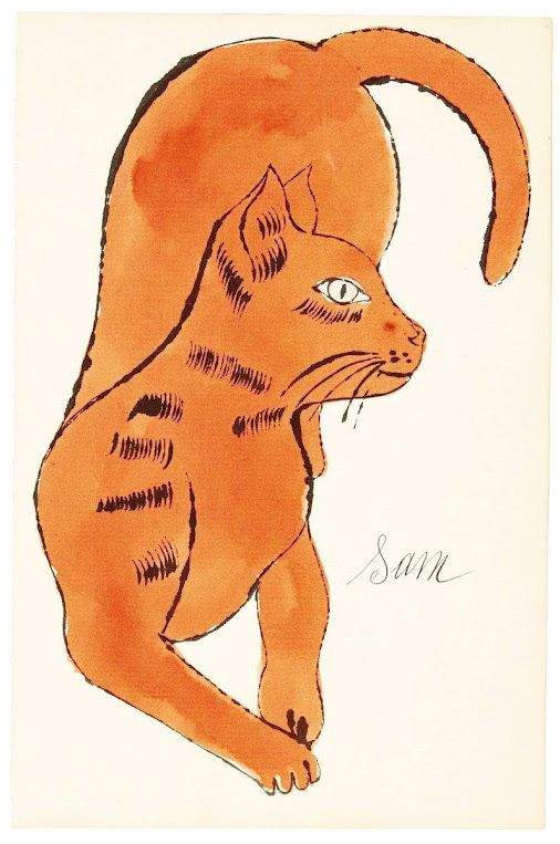 Andy Warhol's lithograph of cats named Sam