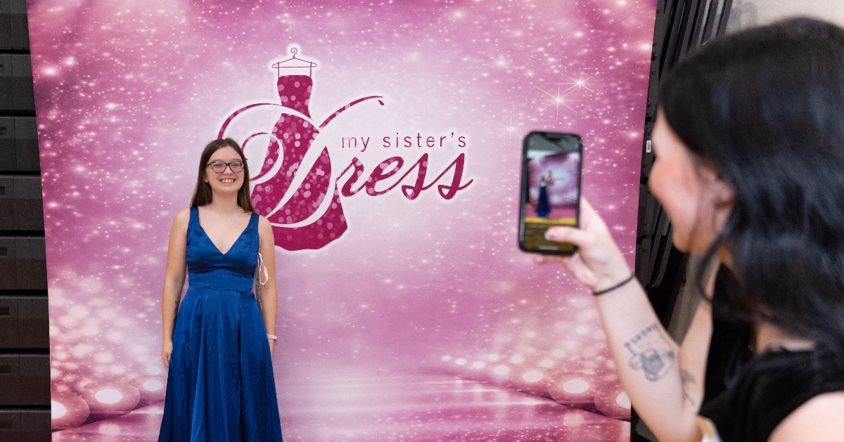 used homecoming dresses for sale near me MCC hosted the 17th annual My Sister's Dress on Sunday, February 22, 2026. This volunteer-run event helps make prom affordable high school students by reselling gently prom and single spaghetti strap