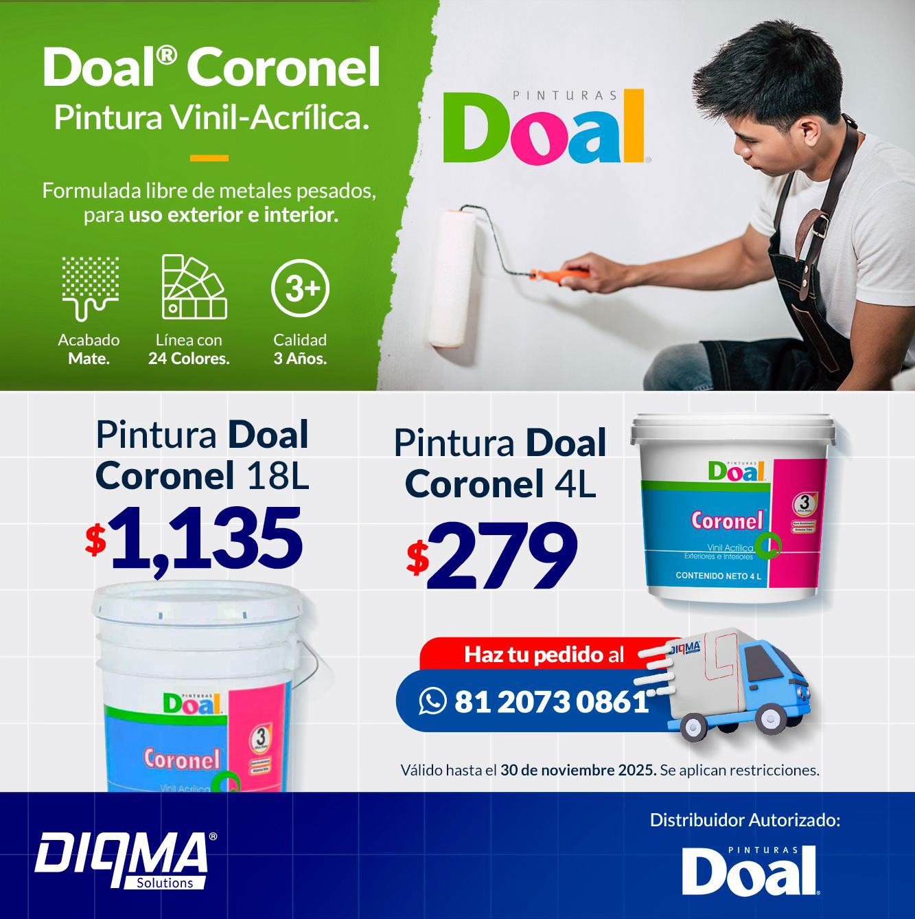Diqma - 🎨🏠 Renueva espacios con la protección que dura más La Pintura ...