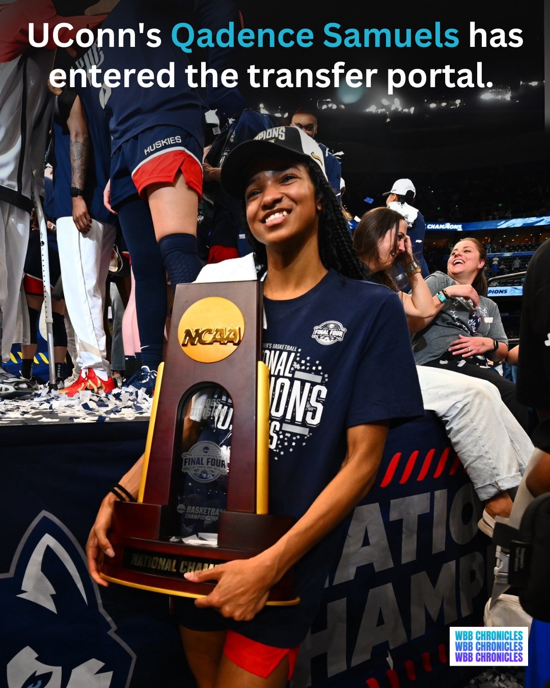 WBB - After two seasons with the Huskies, Qadence Samuels is heading to ...
