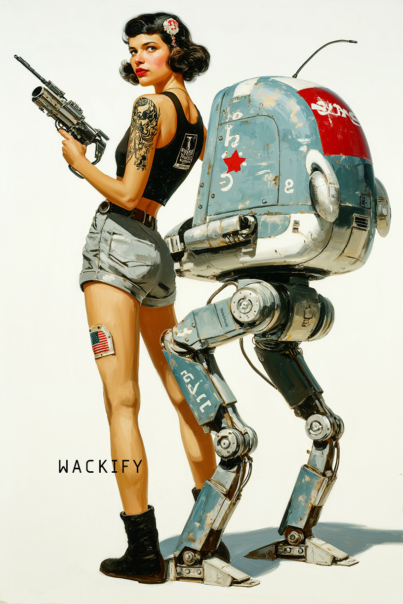 Wackify - Double Down #wackify #pinupart #comicart #fanart #digitalart ...