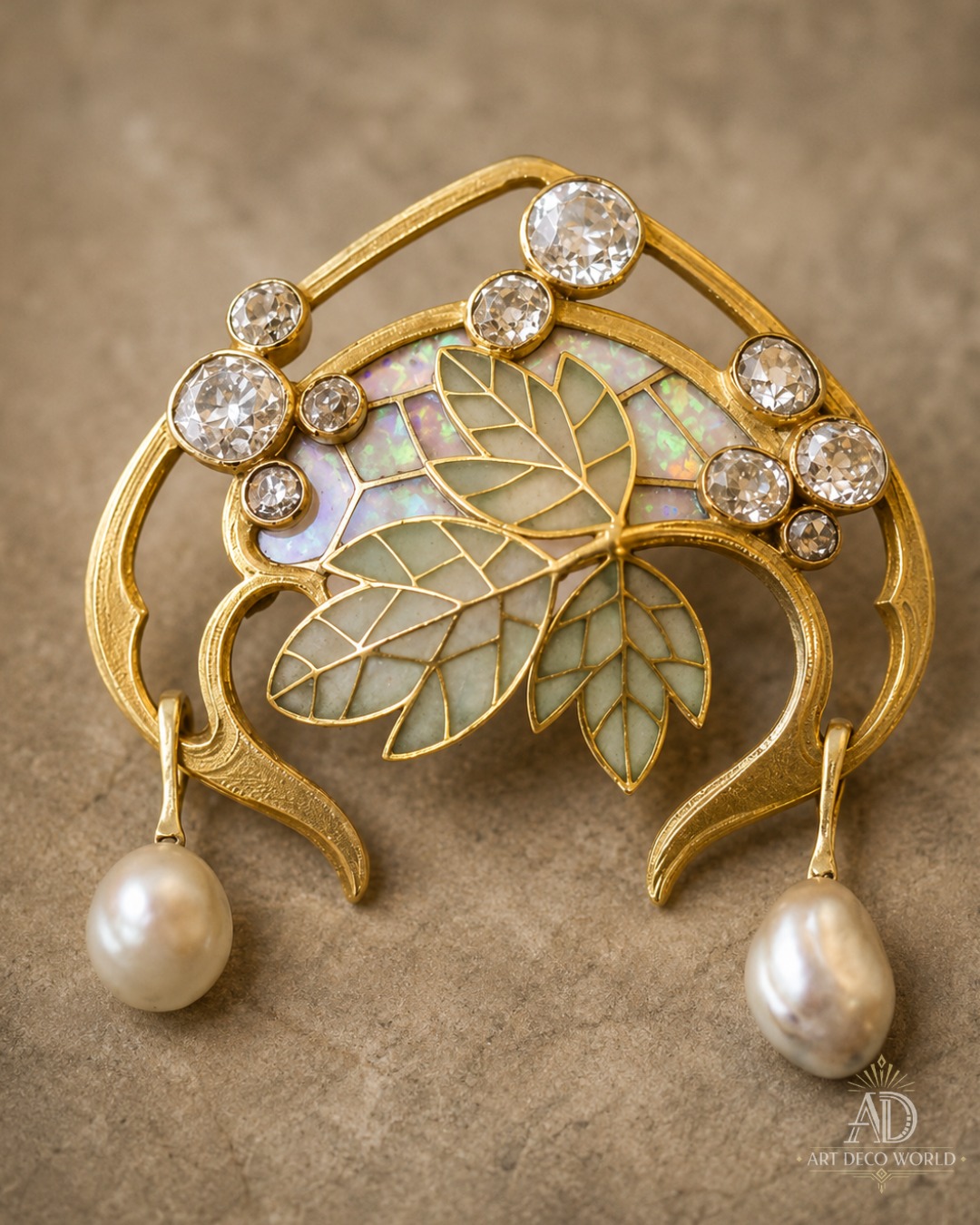 Inspired by the glamour of vintage jewelry, pear-shaped diamonds