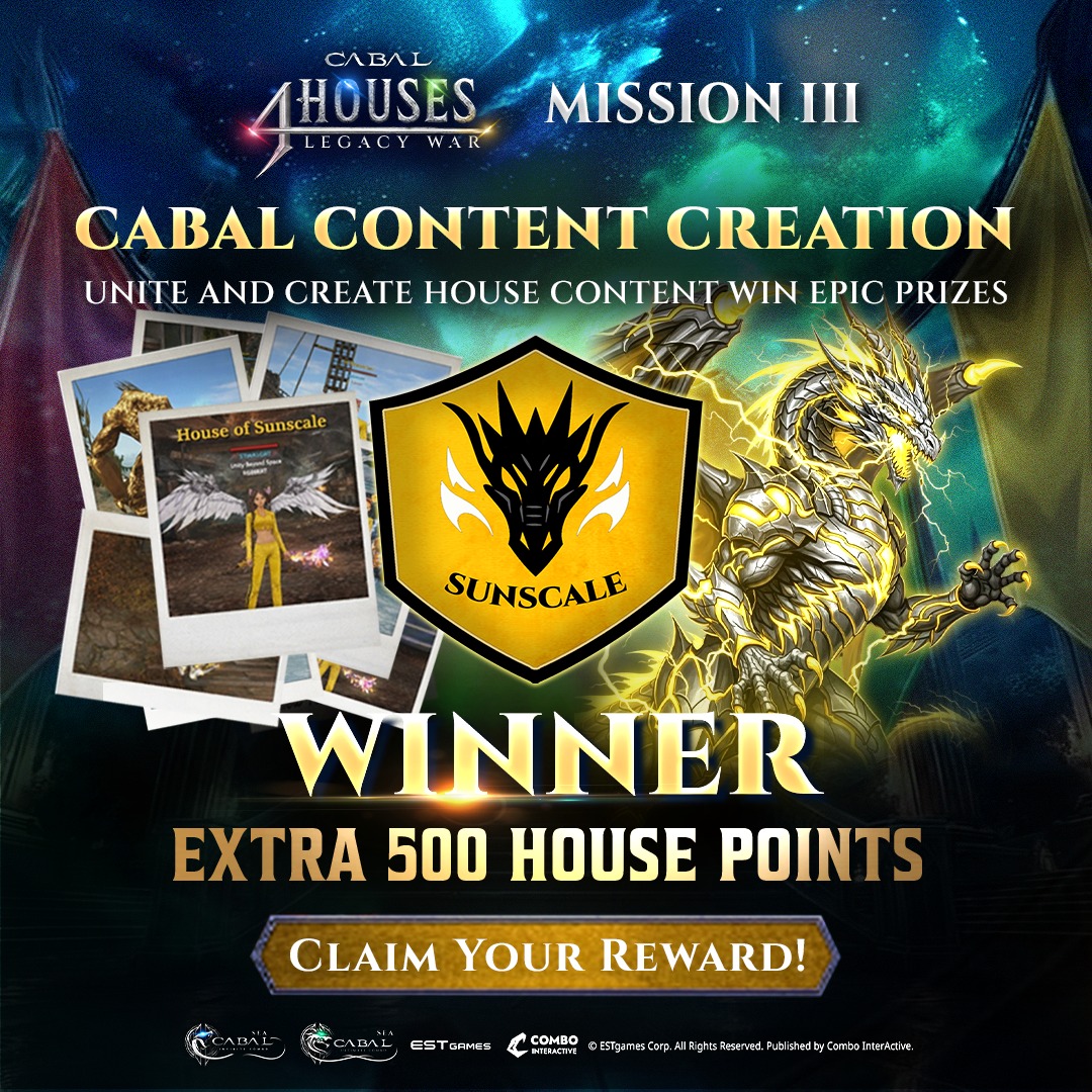 🏆 MISSION III: CABAL CONTENT... - Cabal: Infinite Combo - PH | Facebook