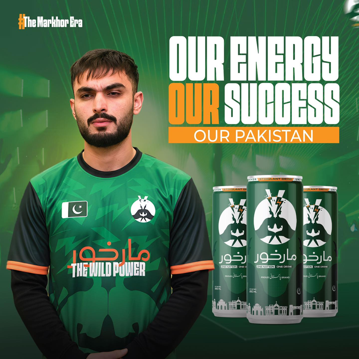 Markhor - Our energy. Our success. Our Pakistan. 🇵🇰⚡ Raja Umar, our ...