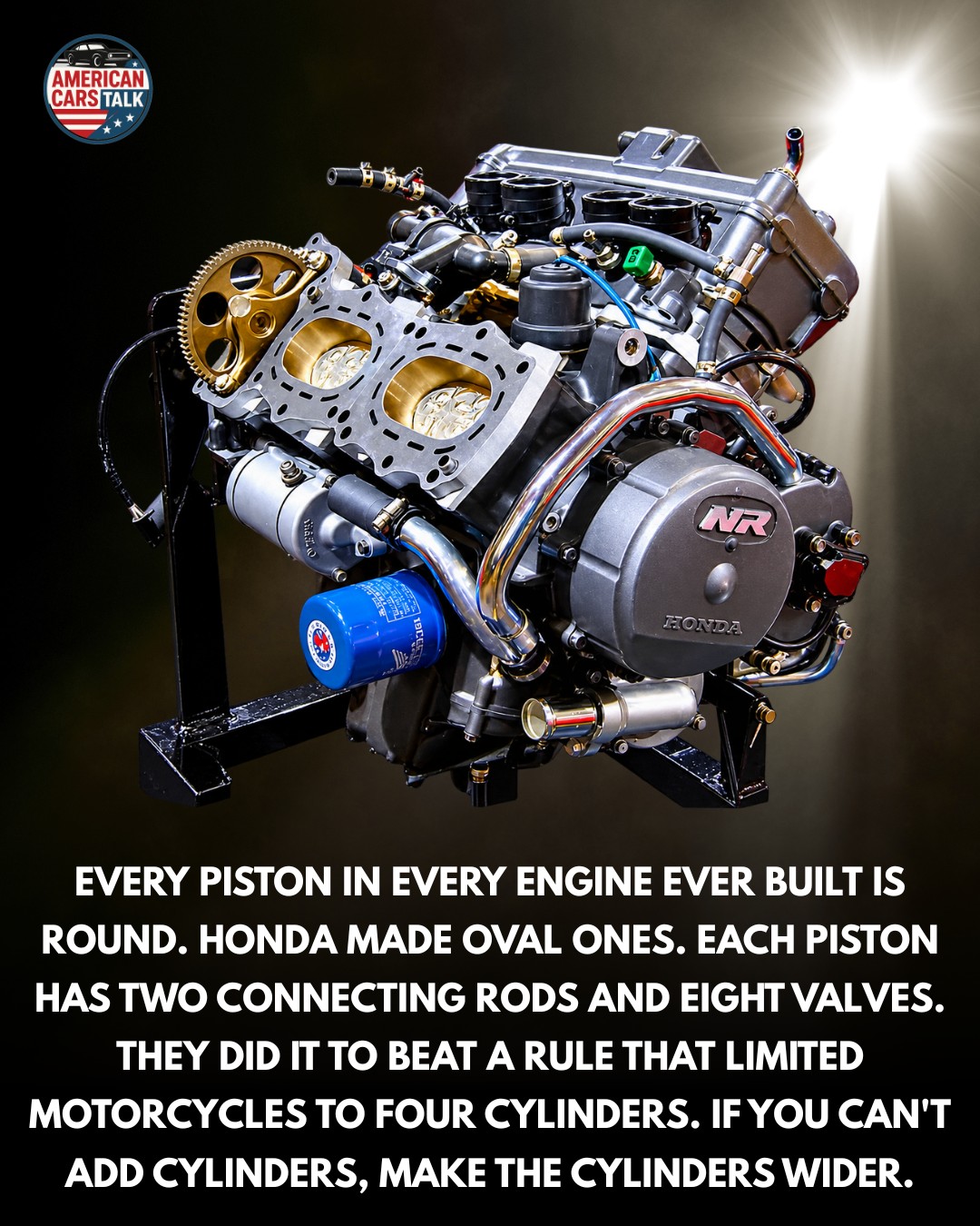 Some racing engines need four cylinders and exotic electronics to