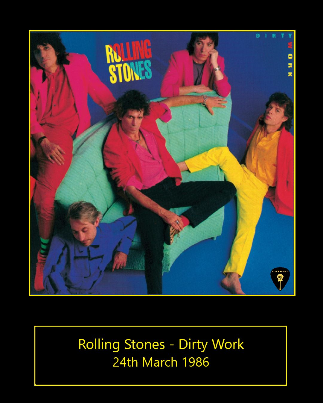 The Rolling Stones' 'Dirty Work' arrived 40 years ago today