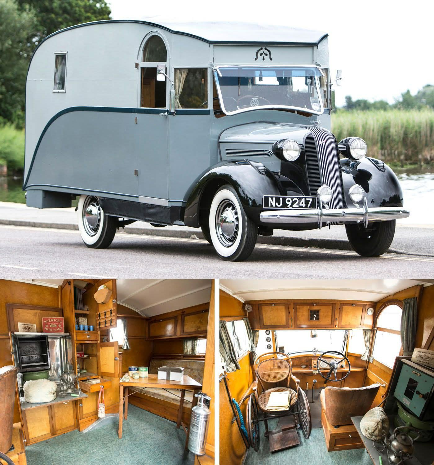 カーズ Custom 1935 Pontiac hot rod tow vehicle for fifth-wheel camper