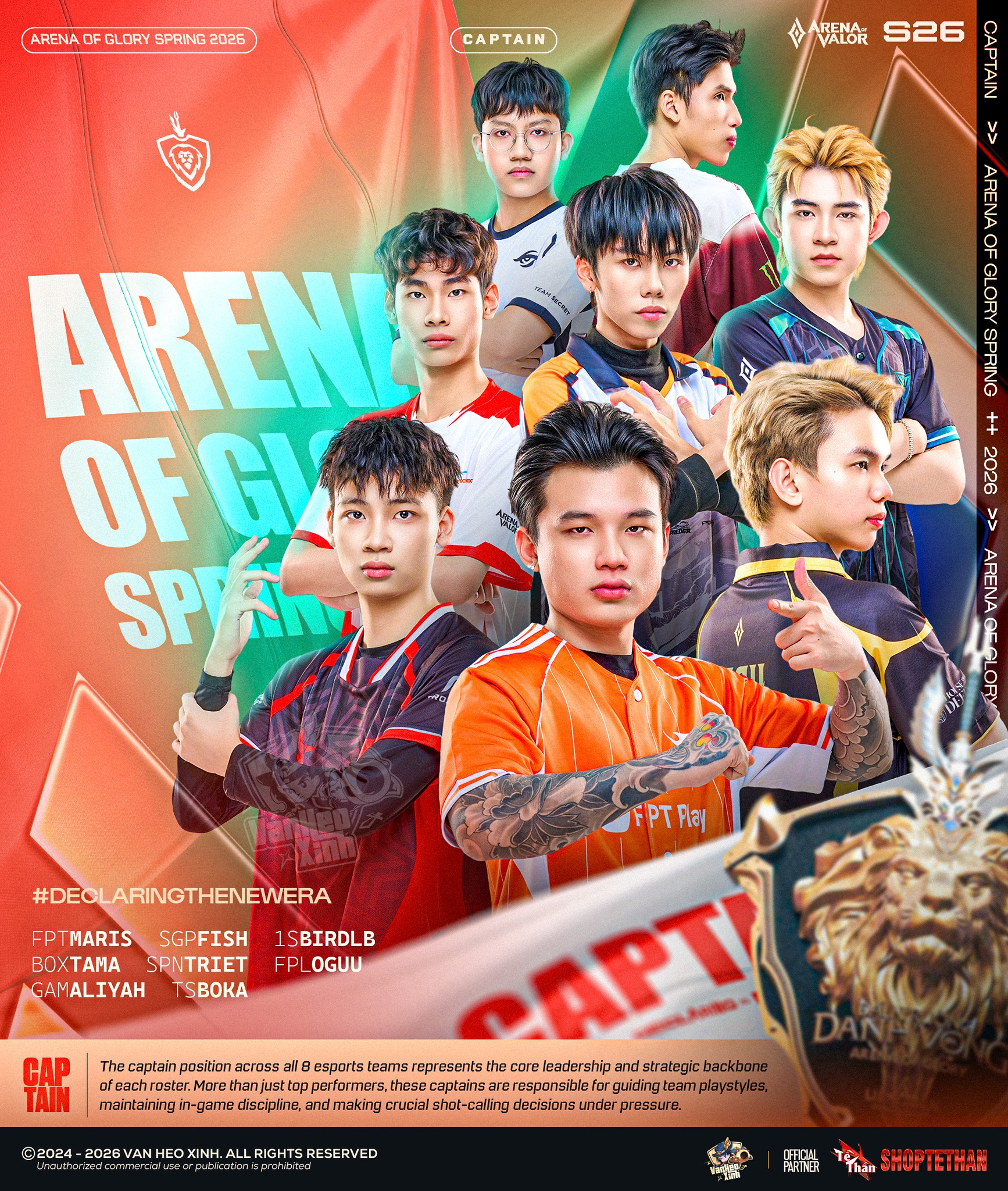 Van Heo Xinh - 8 đội trưởng - 8 thủ lĩnh của mùa Xuân... | Facebook