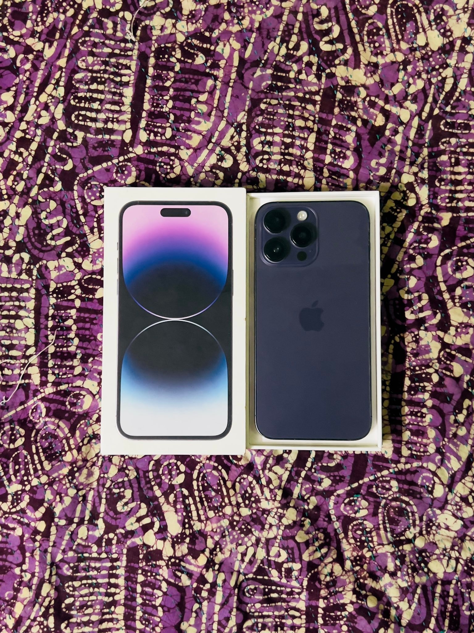iPhone 14 Pro Max 128GB With box 84% battery health (Apple genuine 