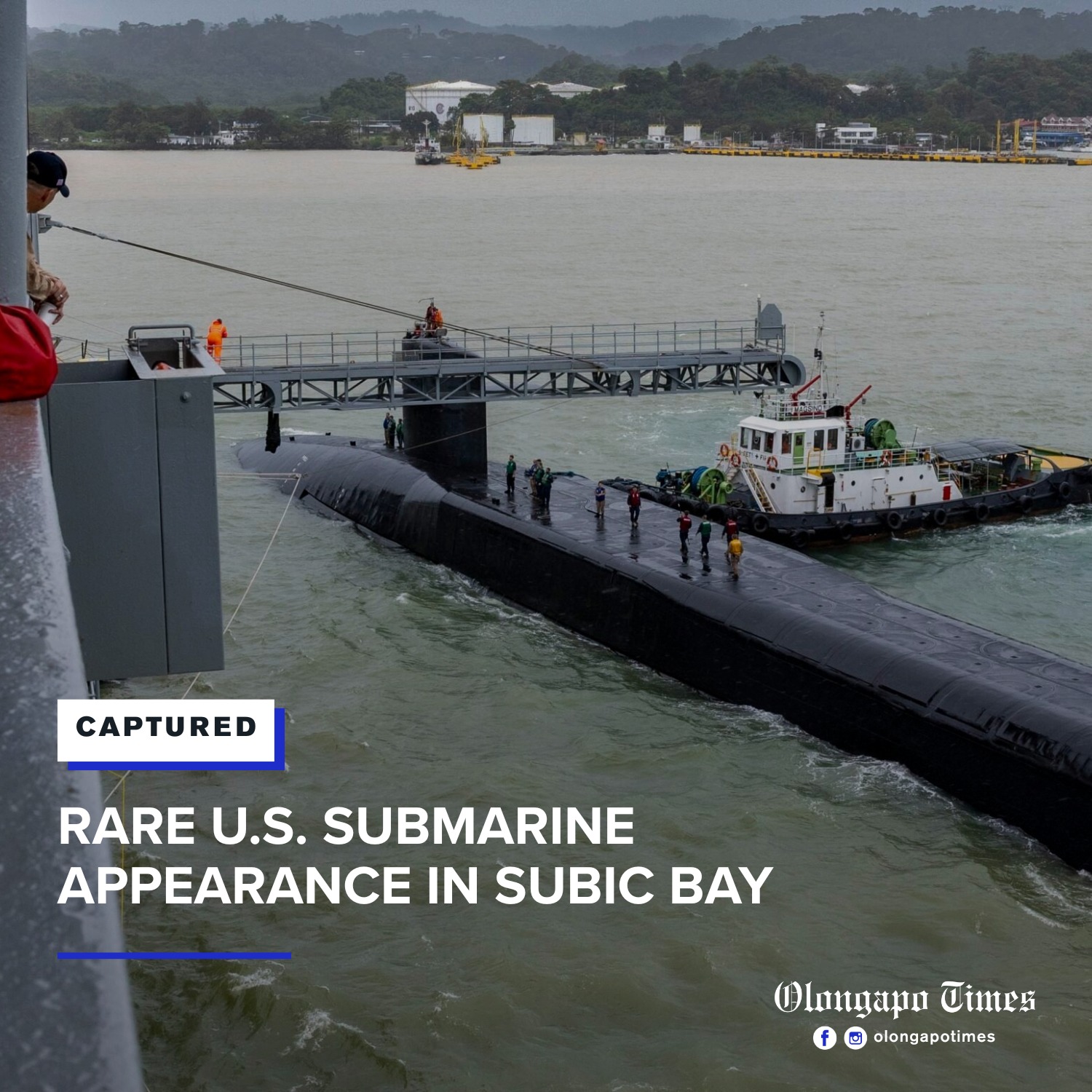 Olongapo - OT CAPTURED | 𝐔.𝐒. 𝐆𝐮𝐢𝐝𝐞𝐝-𝐌𝐢𝐬𝐬𝐢𝐥𝐞 𝐒𝐮𝐛𝐦𝐚𝐫𝐢𝐧𝐞 𝐌𝐚𝐤𝐞𝐬 𝐑𝐚𝐫𝐞 𝐕𝐢𝐬𝐢𝐭 ...
