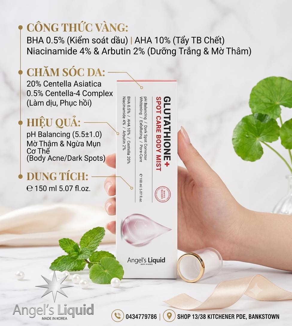 xịt mụn lưng glutathione 🌸 TỰ TIN DIỆN ĐẦM HỞ – CHỈ SAU 2 TUẦN VỚI SIÊU PHẨM LƯNG GLUTATHIONE+ 🌸 Nàng có đang gặp tình trạng: 😭 Mụn sưng đỏ, mụn cám Mobile IV Therapy In