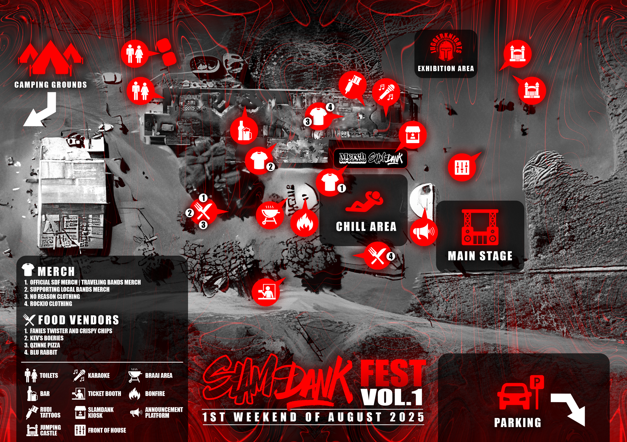 Slam - 📍 SDF Vol.1 VENUE MAP 🔥 Here’s your official layout for Slam ...