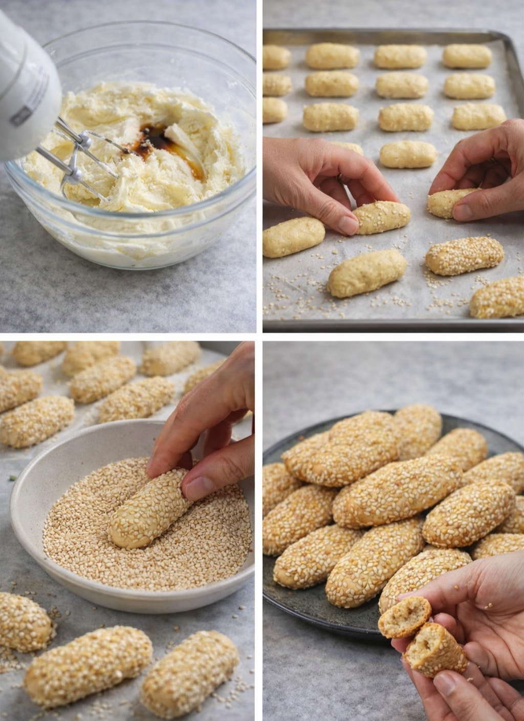 LailaRecipes - 🍪 CRUNCHY SESAME COOKIES (Perfect Tea-Time Treat!) 🍪 ...