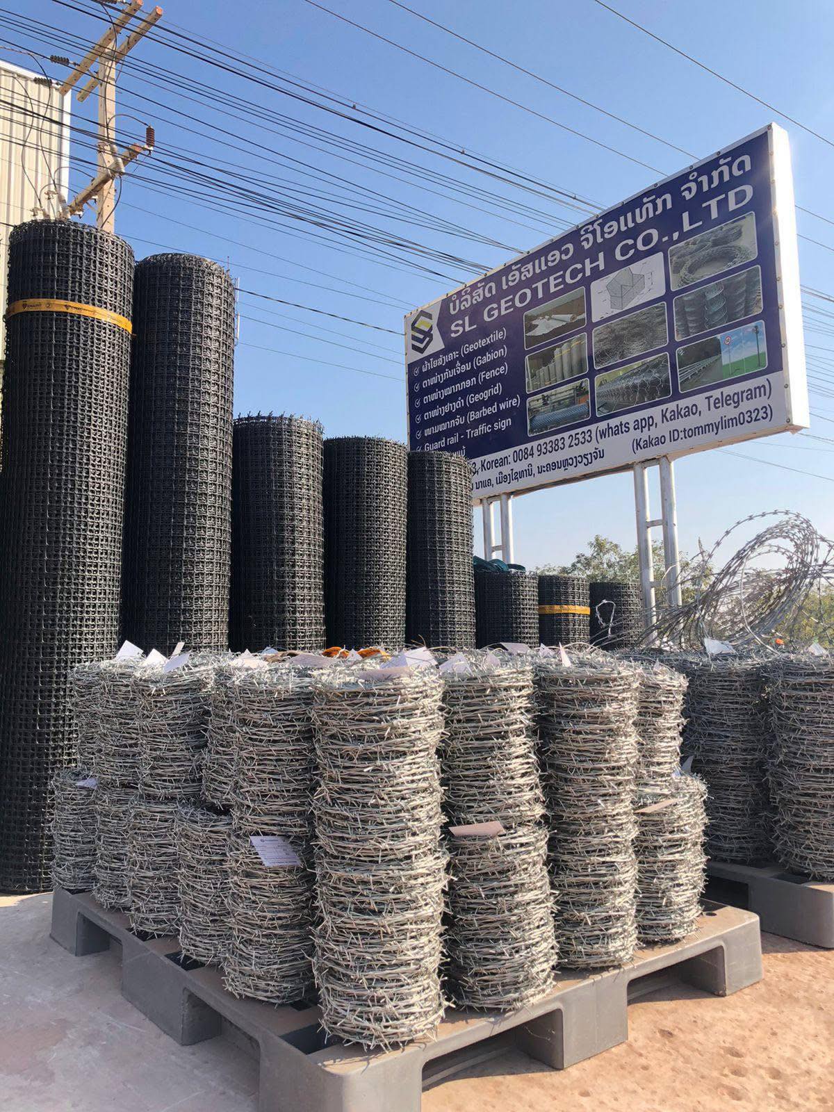 ບໍລິສັດ SL Geotech Co.,Ltd ຈຳໜ່າຍວັດສະດຸເຮັດກັນເຈື່ອນ | Vientiane