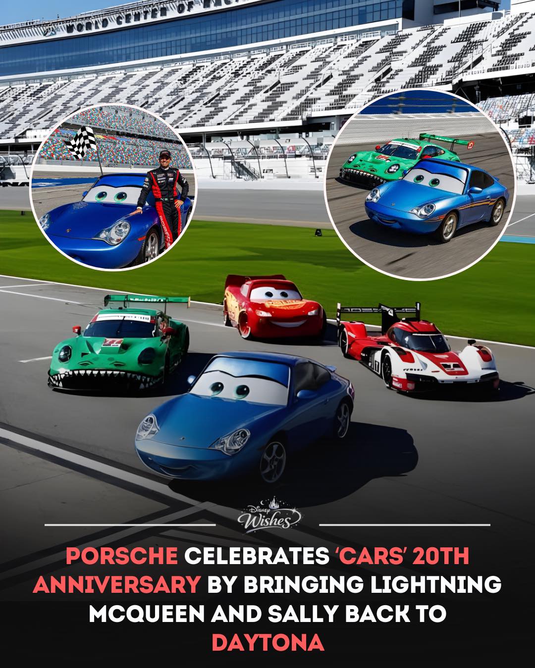 Disney - Porsche brought Pixar magic to real-world racing! As Cars ...