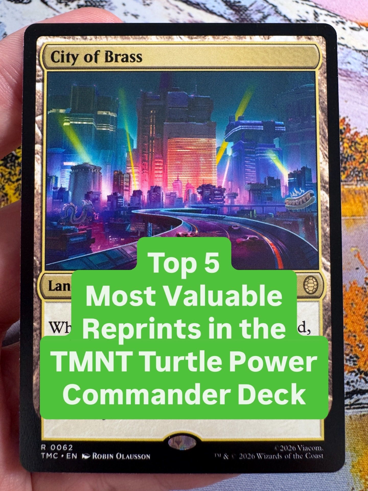 Top 5 most valuable reprints in the #mtgxtmnt Turtle Power