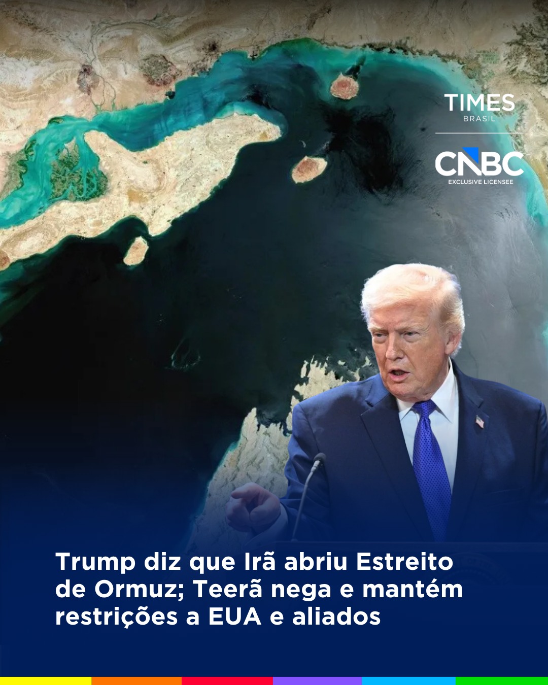 Times - O presidente Donald Trump relatou um “gesto de boa vontade