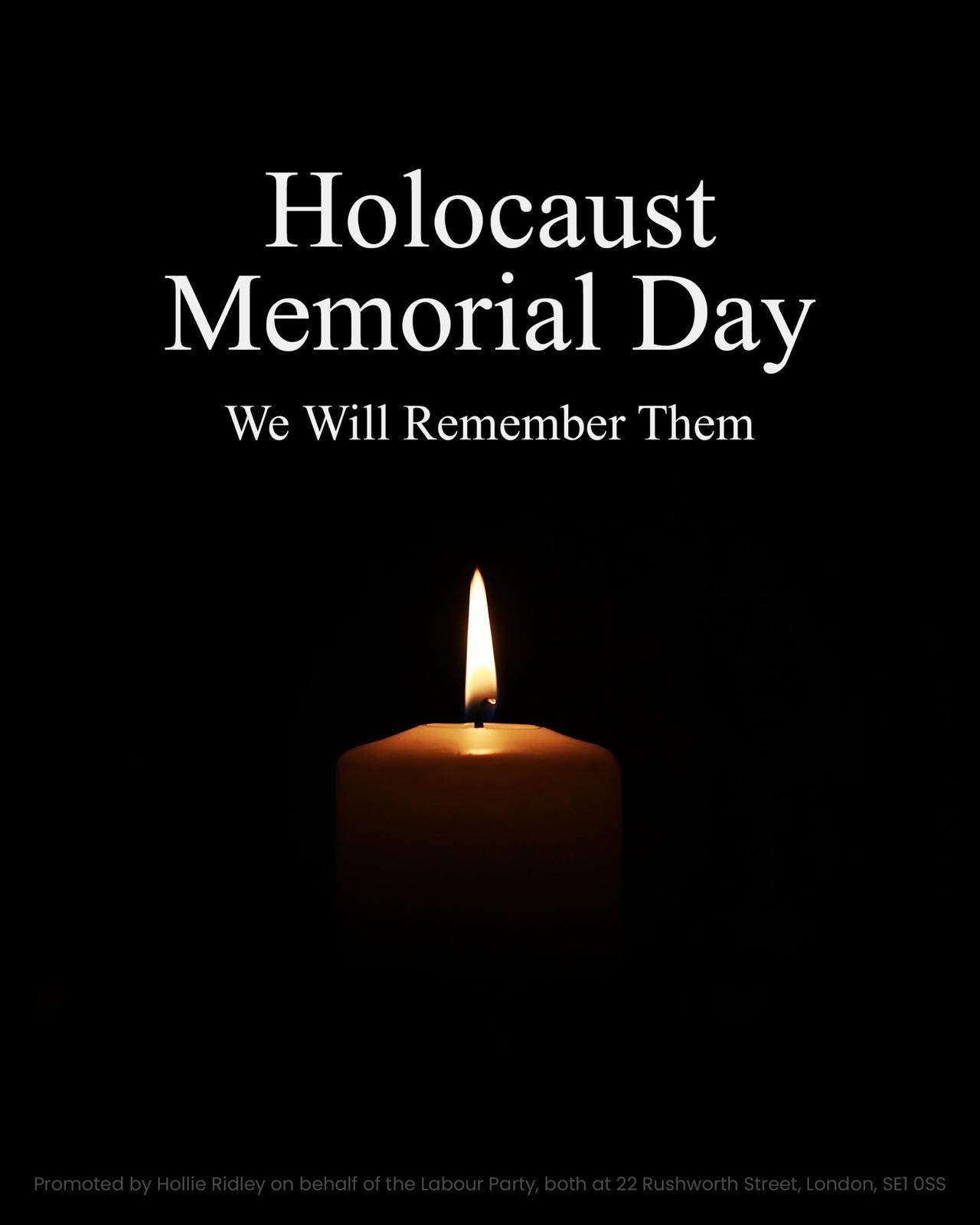 Al - Today we remember the six million Jewish people murdered in the ...