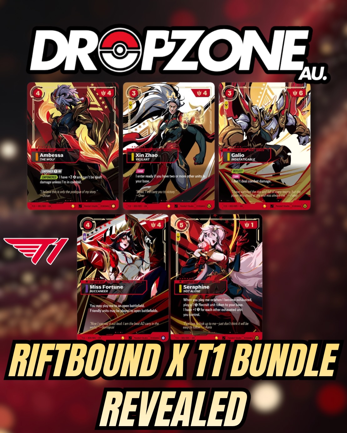 🏆 RIFTBOUND × T1 WORLD CHAMPION COLLECTION REVEALED! 🏆 Riot