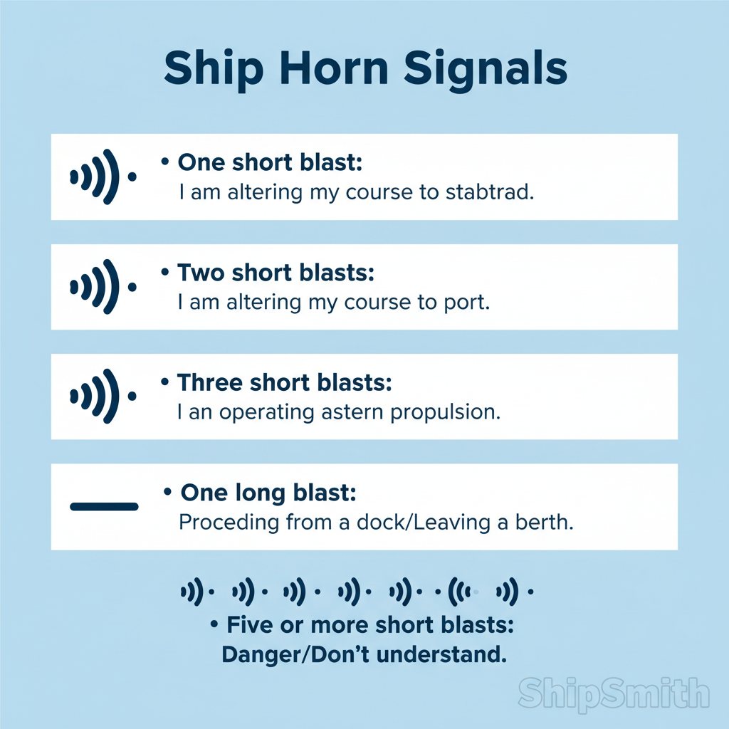 ShipSmith - 📯 SHIP HORN SIGNALS EXPLAINED: Maritime Communication Code ...
