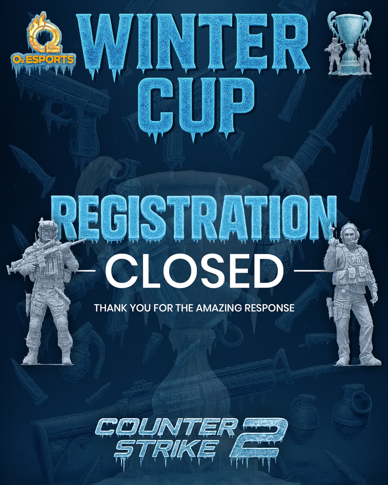 O2 - Registrations officially closed before 12 AM — Alhamdulillah Thank ...