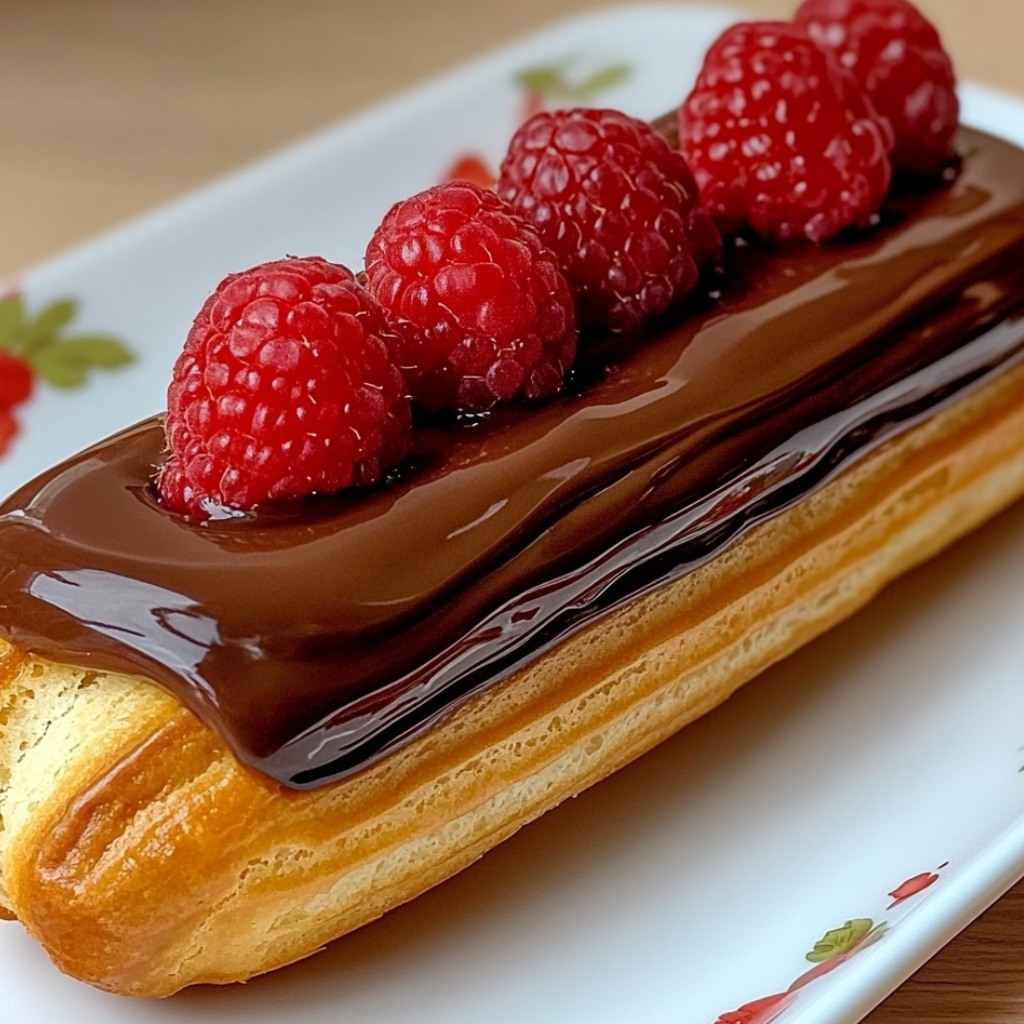 Recettes - 🍫 Éclair Chocolat Classique Revisité aux Fruits Rouges ...