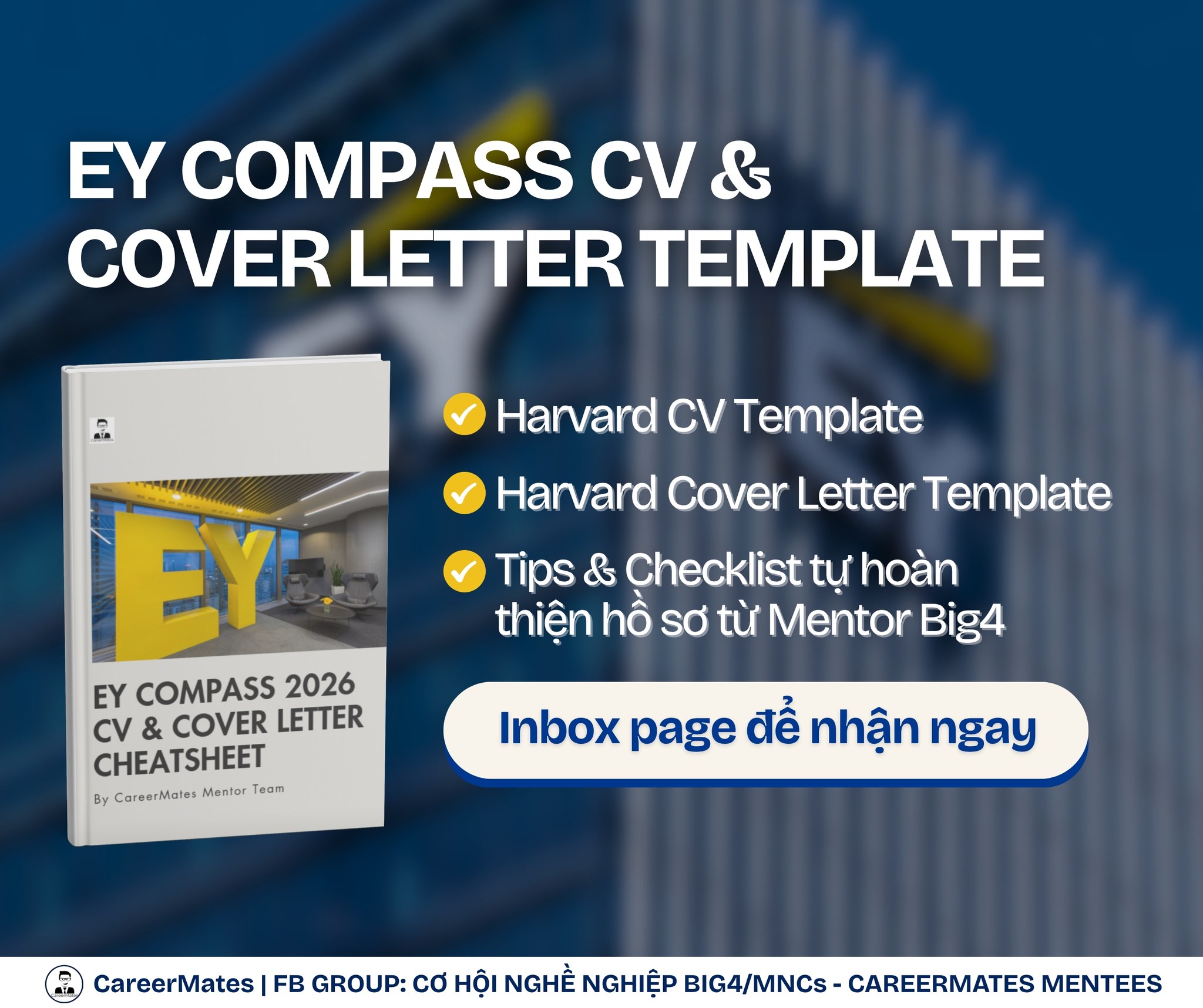CƠ HỘI NGHỀ NGHIỆP BIG4/MNC-CAREERMATES MENTEES | **🎯CV & COVER LETTER ...