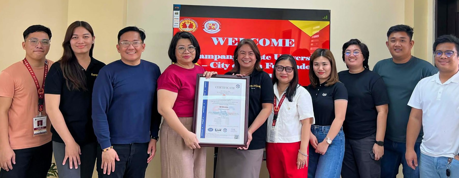 PSU-City of San Fernando Achieves ISO 9001:2015 Certification in ...