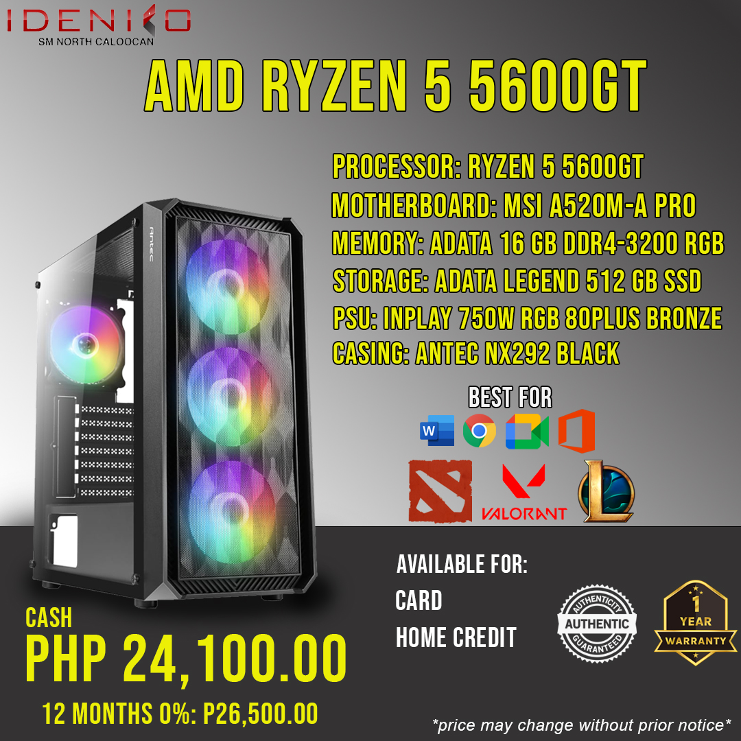 Idenico-SM - Custom-built with Ryzen 5 for unbeatable value and power ...