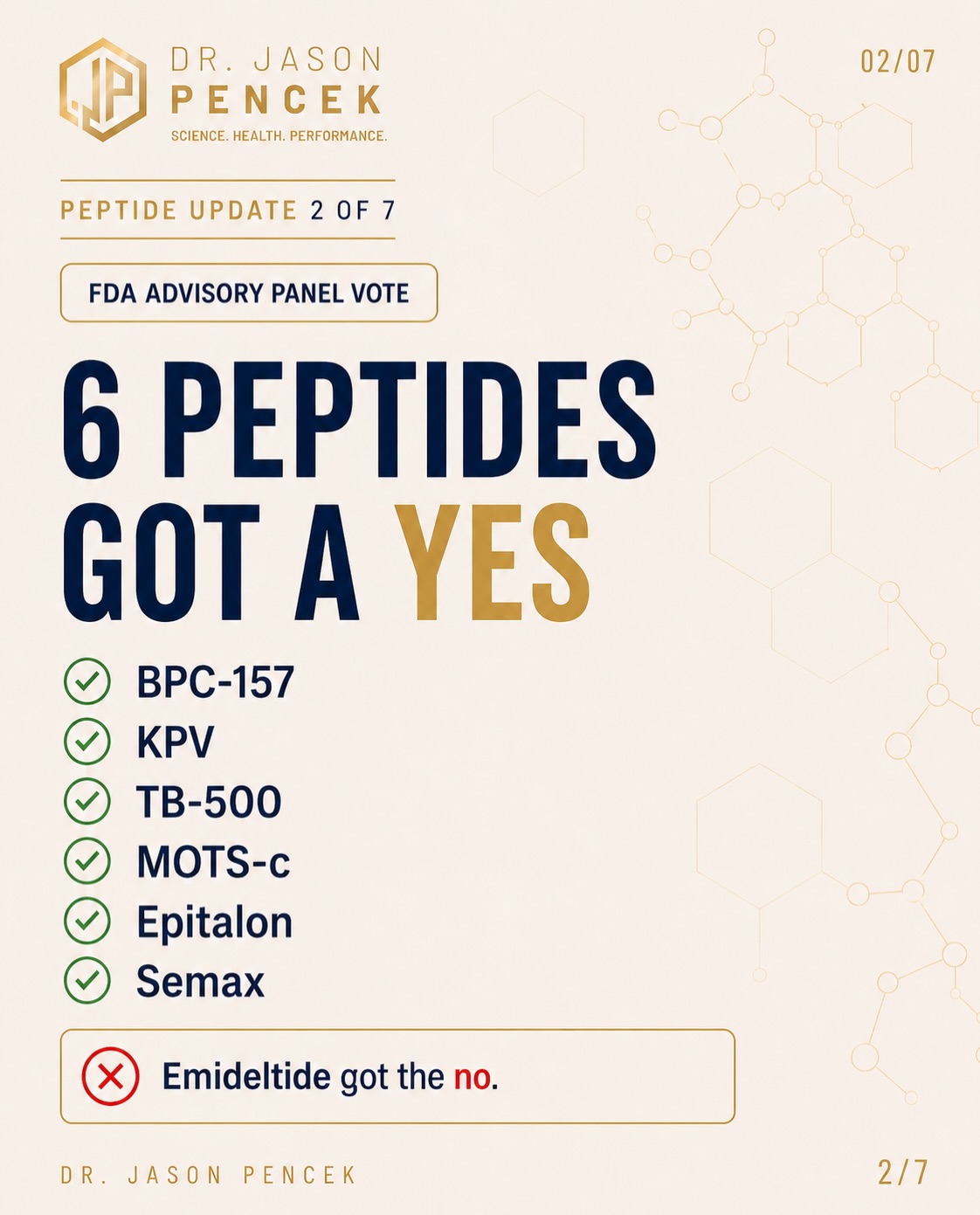 bpc-157 fda warning 2024 An advisory panel narrowly voted to ease restrictions on injectable “wellness” peptides like and TB-500, despite FDA scientists there's little evidence they're safe or effective. If the FDA follows Best B12 Shots near Livestock Starter Package Option:Labs & Wellness Visit