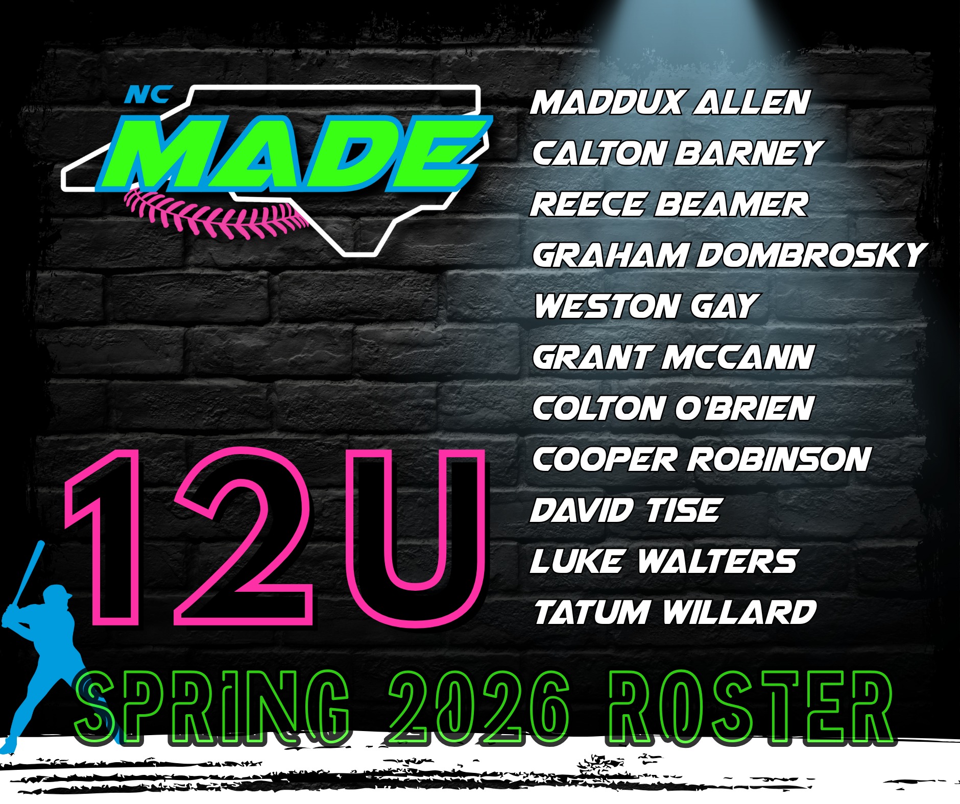 NC - ‼️Spring 2026 Roster Alert‼️ Congratulations to everyone who made ...