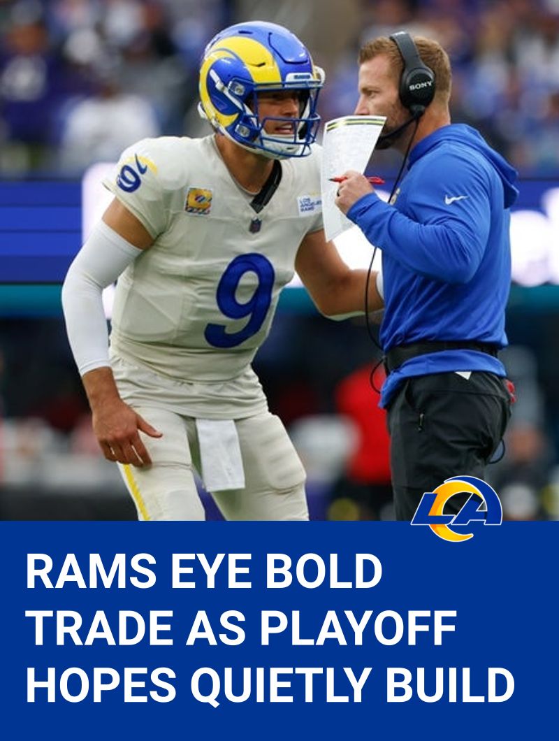 Rams - 🚨 Trade Speculation Rams Eye Bold Trade as Playoff Hopes Quietly ...