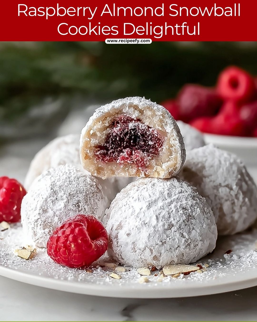 Recipeefy - When I think of raspberry-filled cookies, I’m... | Facebook