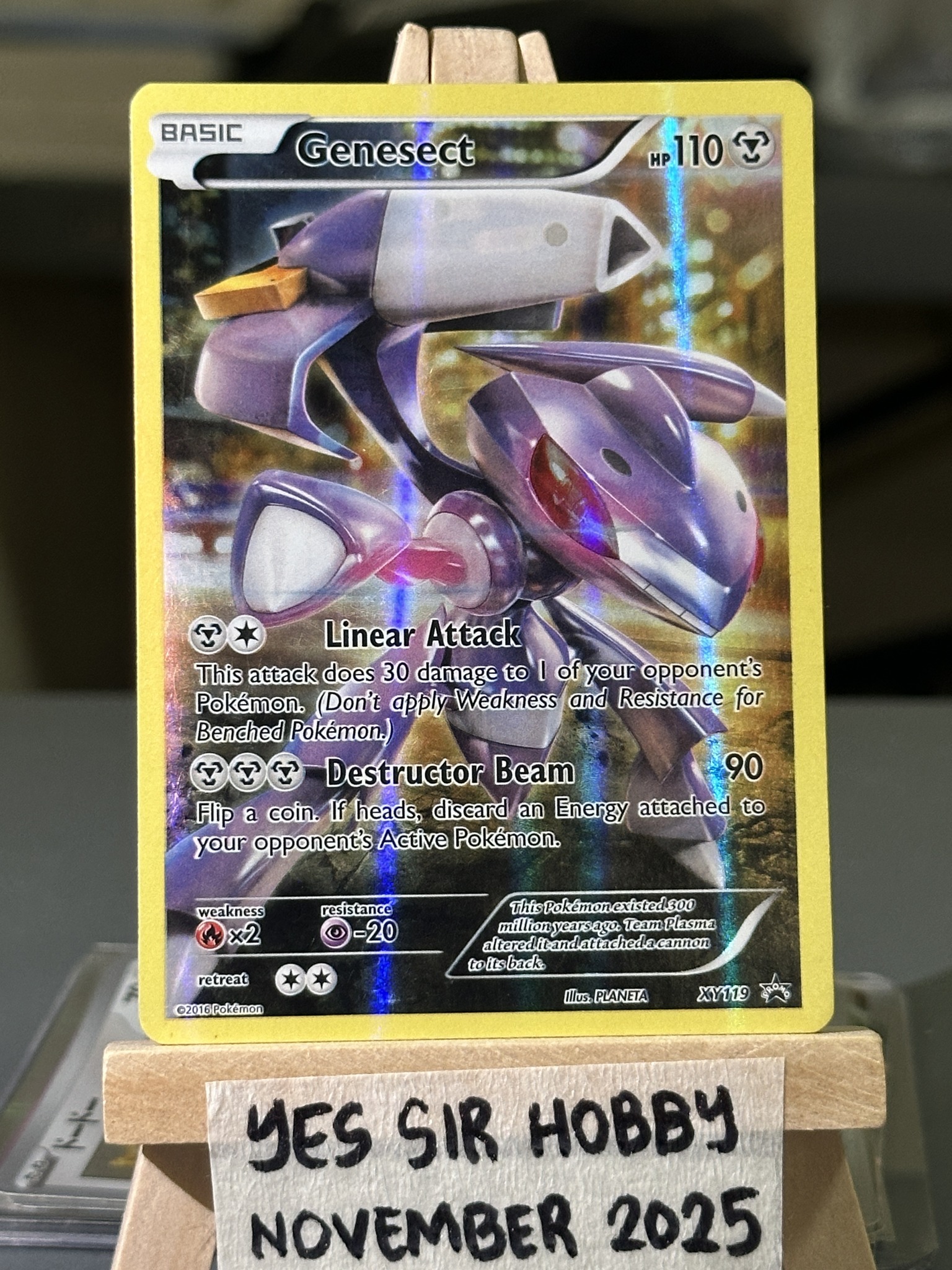 Yes - Genesect Black Star Promo SB: 750 YES SIR: 970 Increment: 5, 10 ...
