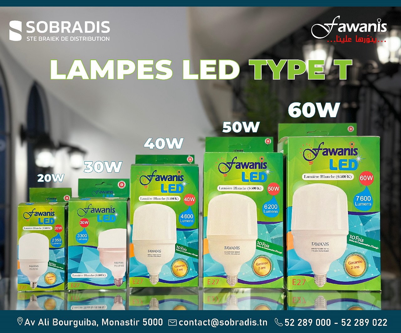 SOBRADIS - 🌟 Éclairez votre quotidien avec Fawanis LED ! 🌟 Découvrez ...
