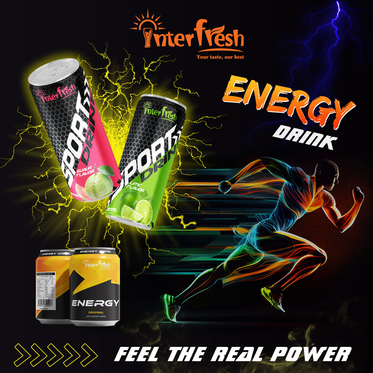 Interfresh - 💪 𝐏𝐨𝐰𝐞𝐫 𝐘𝐨𝐮𝐫 𝐃𝐚𝐲. 𝐃𝐫𝐢𝐯𝐞 𝐘𝐨𝐮𝐫 𝐒𝐮𝐜𝐜𝐞𝐬𝐬. Interfresh Energy ...
