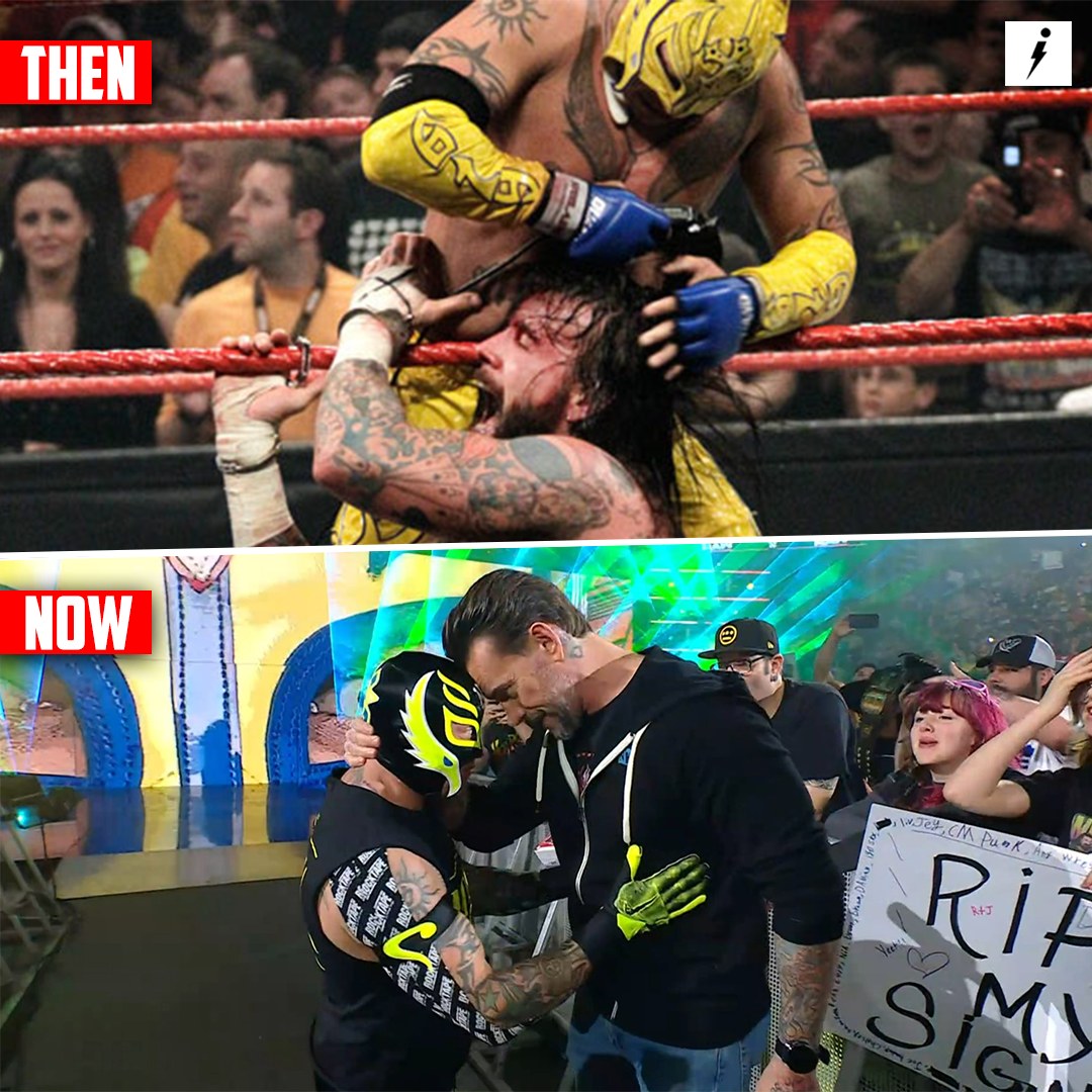 SportsInfo - Rey Mysterio once shaved CM Punk bald… now they inspire ...